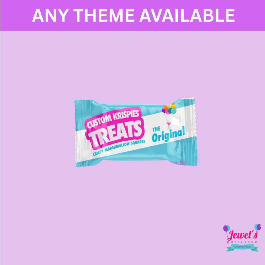 Custom Rice Krispies Treats, Printed and Shipped! Custom Rice Krispies Treats Wrappers! Finding Nemo Party Favors! (Copy)