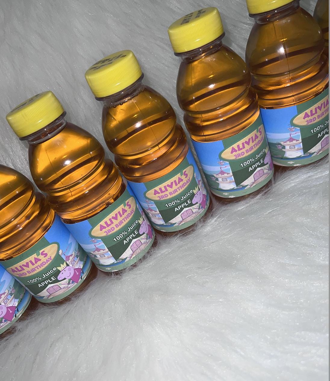 CANVA Custom Apple Juice DIGITAL template, INSTANT! Custom Apple Juice Wrappers! Custom Party Favors!