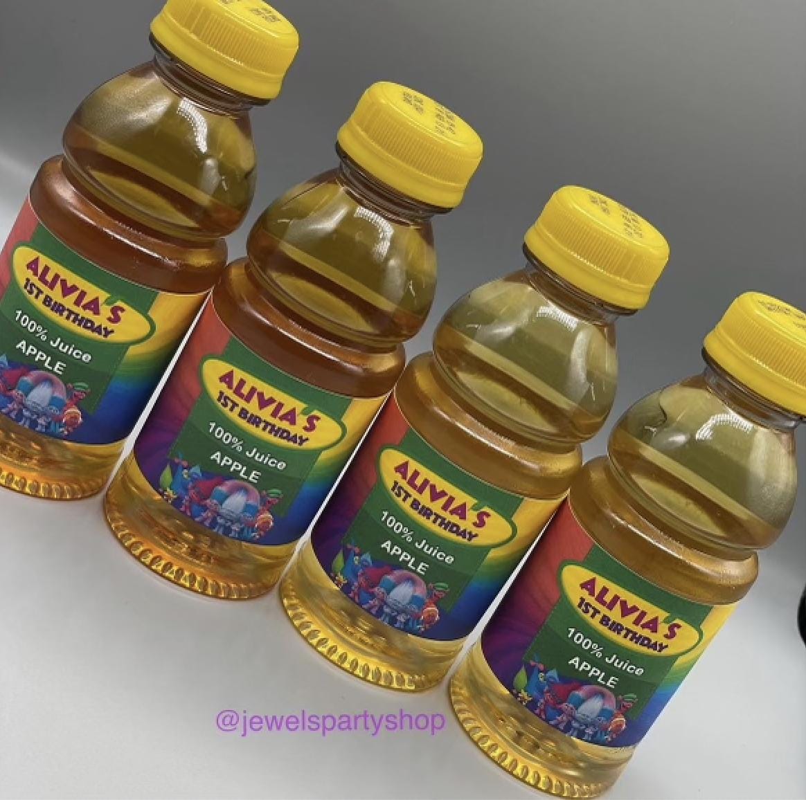 CANVA Custom Apple Juice DIGITAL template, INSTANT! Custom Apple Juice Wrappers! Custom Party Favors!