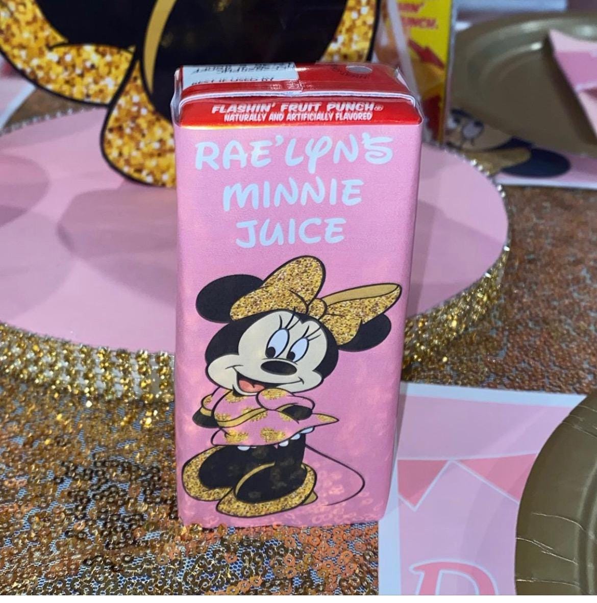 Custom Juice Box, Printed and Shipped! Custom Juice Box Labels! Custom Party Favors!