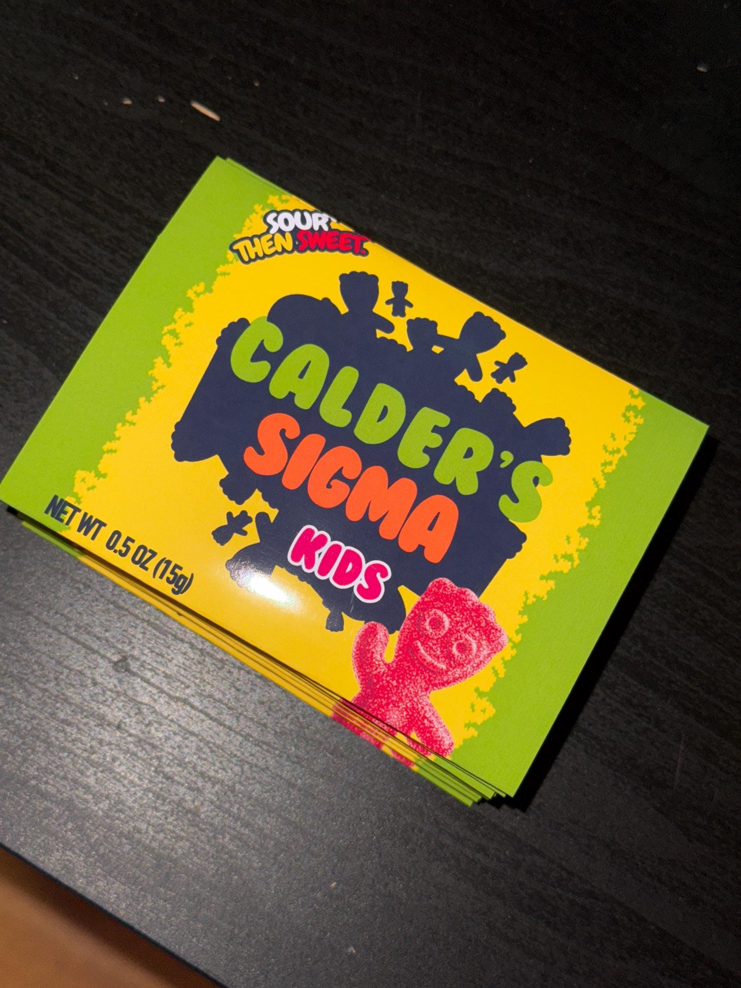 Custom Sour candy box, Printed and Shipped! Custom Sour candy box Labels! Event Favors!