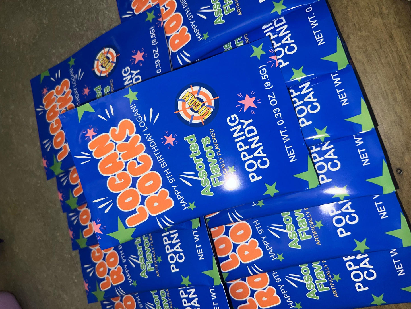 Target Battle zone Custom Pop Rocks Candy, Printed and Shipped! Custom Pop Rocks Candy Wrappers!