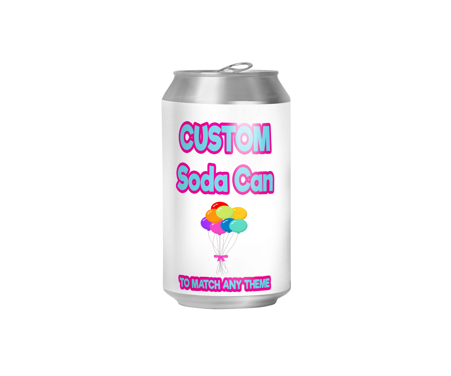 Can Soda Wrappers, Printed and Shipped! Custom Gift Can Soda Wrappers! Custom Soda Can Wrappers!