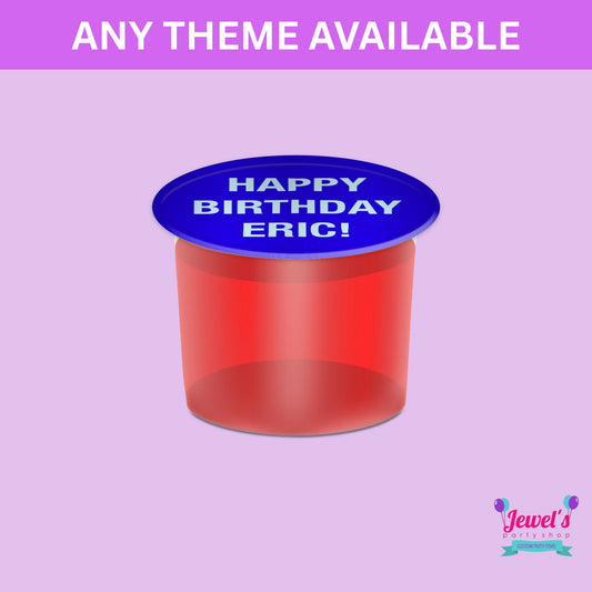 Custom Jello Labels, Printed and Shipped! Custom Jello Labels! Custom Event Favors!