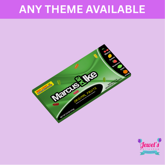 Custom Mike and Ike Box Labels, Printed and Shipped! Custom Mike and Ike Box Labels! Event Favors!