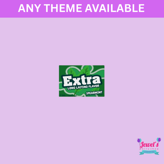 Custom Gum box, Digital, Labels Shipped or Local Pickup! Custom Gum box Labels! Custom Party Favors!