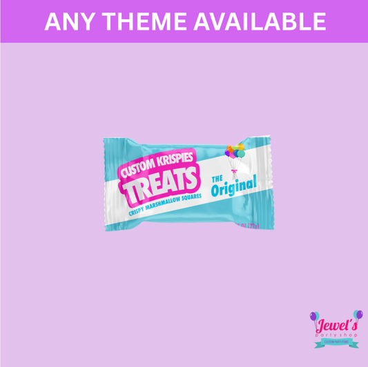 Custom Rice Krispies Treats, Printed and Shipped! Custom Rice Krispies Treats Wrappers! Finding Nemo Party Favors! (Copy)