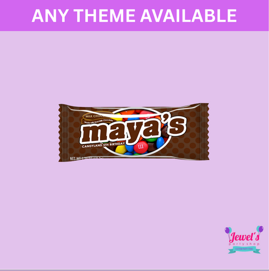 Custom Chocolate bag, Printed and Shipped! Custom Milk Chocolate bag Labels! Event Favors!