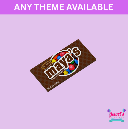 Custom Milk Chocolate box, Printed and Shipped! Custom Milk Chocolate box Labels! Event Favors!