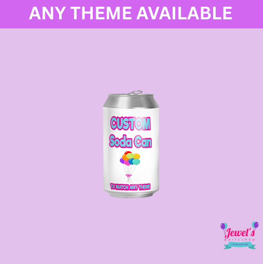 Can Soda Wrappers, Printed and Shipped! Custom Gift Can Soda Wrappers! Custom Soda Can Wrappers!