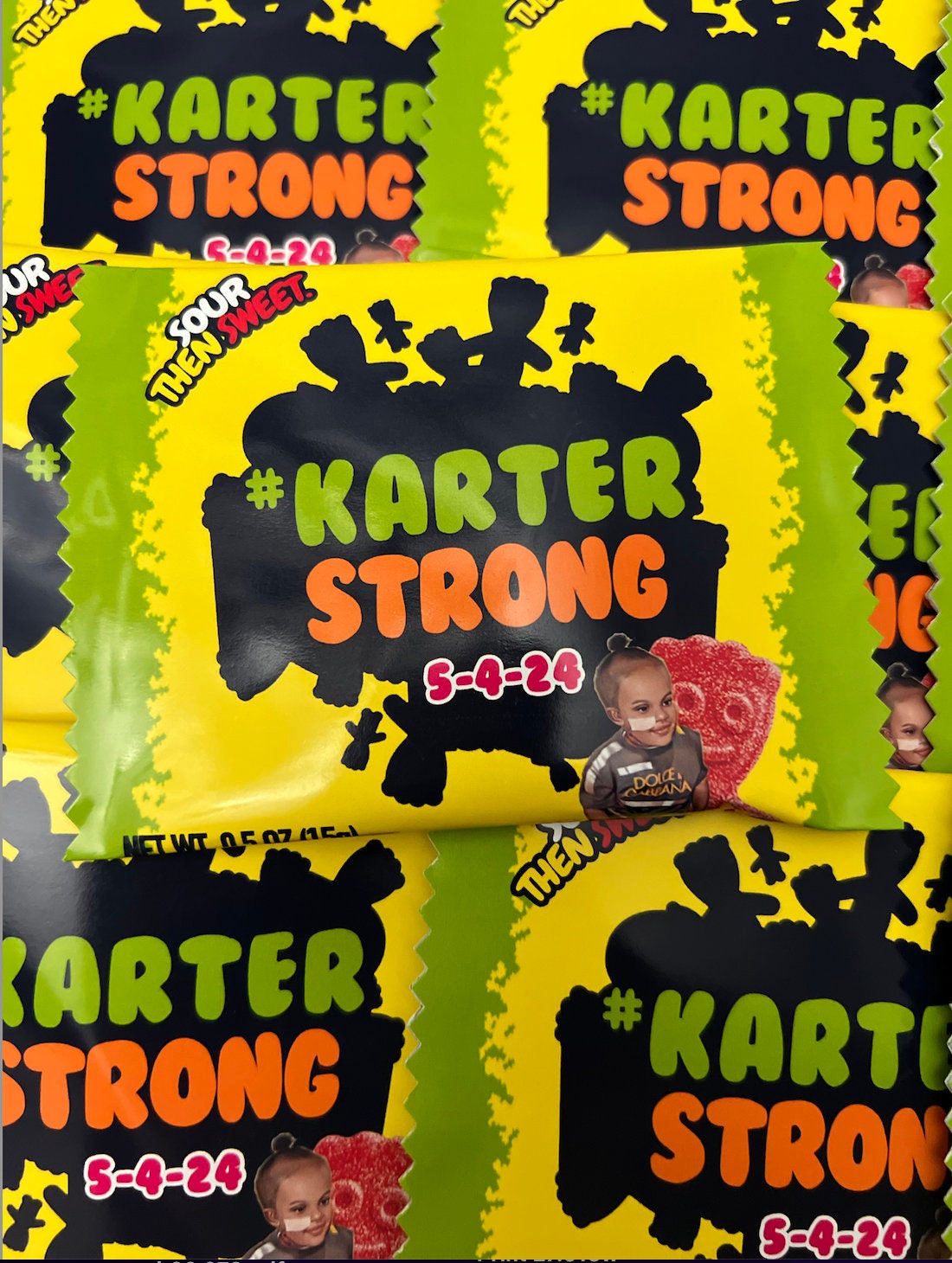 Custom Mini Sour candy bag, Printed and Shipped! Custom Mini Sour candy bag Labels! Event Favors!