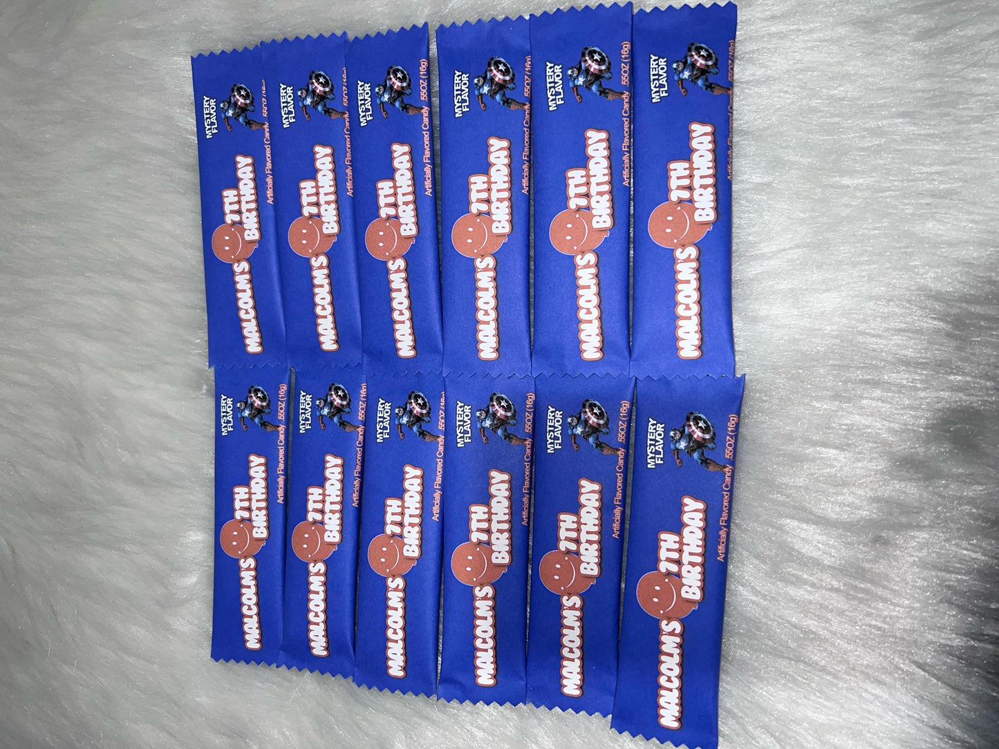 Custom Air Heads Candy, Printed and Shipped! Custom Air Heads Candy Wrappers! Air Heads Party Favors!